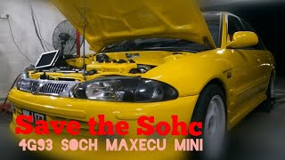 Wira 4G93 SOHC Retune MaxxECU MIni [upl. by Fabron]