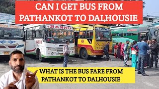 Pathankot To Dalhousie By Bus  Dalhousie Himachal Pradesh Visit in February 2023 From Pathankot [upl. by Hanonew]