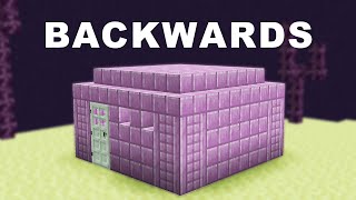 I Tried To Beat Minecraft Backwards [upl. by Saraiya353]