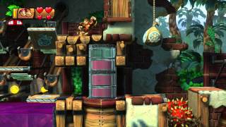 Donkey Kong Country Tropical Freeze 54 Panicky Paddles Secret Exit 1080 HD [upl. by Hoi514]