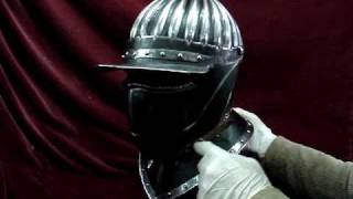 Nigel Carren French Fluted Savoyard Close Helmet movie [upl. by Doubler]