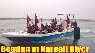 Boating at Karnali River [upl. by Marabel]