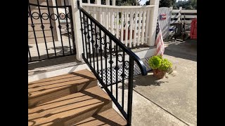 Ornamental Iron Railing Fabrication [upl. by Adlin134]