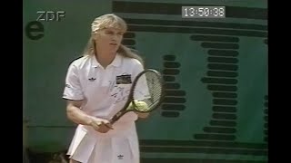 Steffi Graf vs Jennifer Santrock Roland Garros 1990 R2 [upl. by Bhatt609]