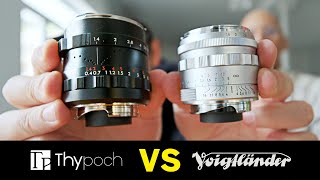 NOKTON vs SIMERA  Voigtländer or Thypoch 28mm [upl. by Stockwell873]