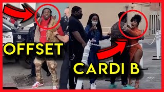 Offset Arrested  Cardi B Screams EXCLUSIVE FOOTAGE  Beverly Hills [upl. by Odo]