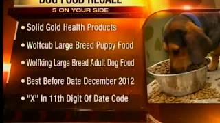 Solid Gold dog food recall [upl. by Abraham]