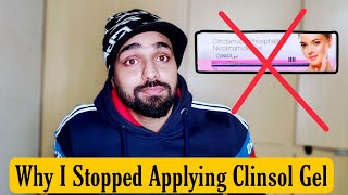 Why I Stopped Applying Clinsol Gel Cream On My Face  Side Effect Of Clinsol fairness Gel cream [upl. by Carlo]