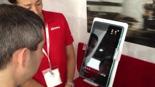 Docomo eyecontrol for Android tablet demo  CEATEC HD 1080p [upl. by Questa]