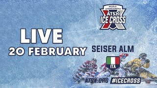 LIVE  ATSX Ice Cross World Championship 2022  Seiser Alm ITA [upl. by Monika310]