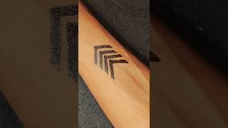 HOW TO MAKE TATTOO SIMPLE ideatattoo tattooideas art tattooartist art shorts [upl. by Akiras]