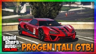 GTA 5 Online  Progen Itali GTB Customization Guide Bennys Custom Cars [upl. by Henley]