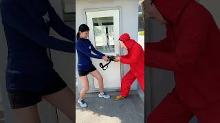 Money Heist vs Police 142 moneyheist parkour police escape shorts hctofficial [upl. by Mateo]