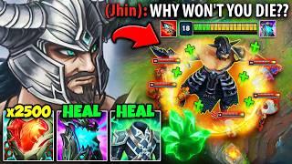 THIS INFINITE HEALING TRYNDAMERE BUILD IS SECRETLY BROKEN THEY CANT KILL YOU LOL [upl. by Male]