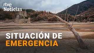 SEQUÍA Casi la MITAD de la SUPERFICIE ESPAÑOLA en RIESGO por la FALTA de AGUA  RTVE Noticias [upl. by Homer990]