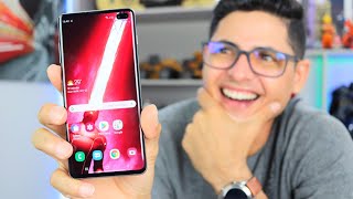 Galaxy S10 Plus  meu primeiro TOP de LINHA da SAMSUNG Unboxing e Impressões [upl. by Trometer]