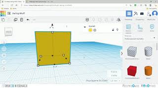 Kurs TinkerCAD  krok po kroku cz2 Pierwsze kroki [upl. by Behnken]