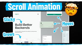 How To Create This Unbelievable CSS Scroll Animation [upl. by Suiravat]
