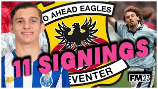 🦅 11 NEW SIGNINGS  FM23 EAGLES EP32 [upl. by Yancy277]