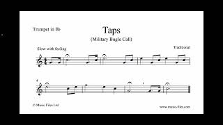 Taps Military Bugle Call [upl. by Swift]