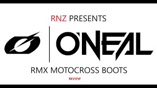 Oneal RMX MX Boots Review GEAR HOUSE EP2 [upl. by Ikir]