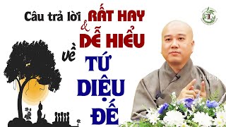 Câu trả lời rất hay và dễ hiểu về Tứ Diệu Đế  Vấn Đáp Thầy Thích Pháp Hòa [upl. by Naujd384]