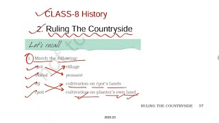 Question Answers ONLY  Ruling The Countryside  Class8 History NCERT Chapter 2 Solution [upl. by Dacy]