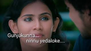 Gunjukunna ninnu yedaloke Best WhatsApp status  kadali [upl. by Sonitnatsnoc]