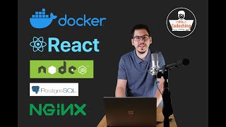 Dockerizing a React application with Nodejs Postgres and NginX  dev and prod  step by step [upl. by Boser]