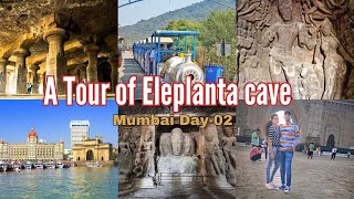 Our first caving experience  Elephanta Island Mumbai  Full details of Elephanta cave [upl. by Letha]