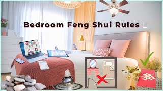 Bedroom Feng Shui and Bed Placement  16 rules [upl. by Bucella]