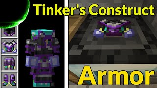 Tinkers Construct Armor and Armor Forge  Modded Minecraft Tutorial [upl. by Waddell]