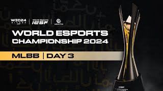 MLBB  MALAYSIA vs INDONESIA  PLAYOFF  IESF WORLD ESPORTS CHAMPIONSHIP 2024  DAY 3 [upl. by Tarkany]