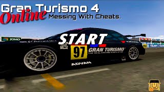 Experimenting with Cheats Gran Turismo 4 Online [upl. by Llehctim]