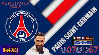 FM24Romania  Glory Hunter  S07EP67  Debutul oficial pe banca PSGului pe Parc de Princes [upl. by Paquito]