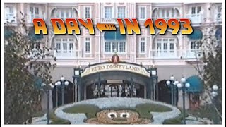 A Day in EuroDisney in 1993  Disneyland Paris 30 Years Ago [upl. by Inkster]