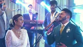 Sachin amp Niyomi  Tiken Tika ටිකෙන් ටික Cover Song  Wedding songs  Doctor Band [upl. by Eimorej]