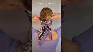 😱✨Wow scarf hairstyle 💯✅youtubeshorts hairstyle hairhairstyles hair shortsfeed shorts amazing [upl. by Eidnac]