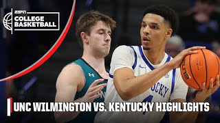 UNC Wilmington Seahawks vs Kentucky Wildcats  Full Game Highlights [upl. by Aldredge]