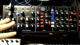 Behringer Model D Analog Synthesizer [upl. by Cale574]