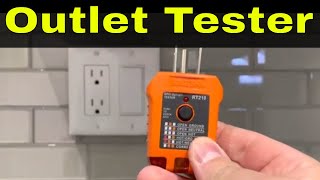 How To Use A GFCI Outlet TesterFull Tutorial [upl. by Dnalra]