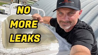 How To ReSeal Your RV Roof [upl. by Werdnael394]