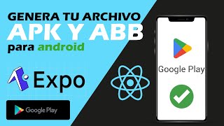 Como Crear APK y ABB  Tutprial React Native Expo Eas expo programming react reactnative [upl. by Jamin300]