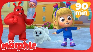 Ice Skating for Christmas ❄️⛸️ Cartoons for Kids  Mila and Morphle [upl. by Brandais]