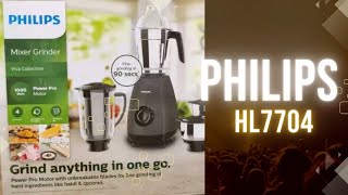 Latest Philips Mixer Grinder  Review amp Features of Philips HL7704 00 MIXER GRINDER [upl. by Geller809]