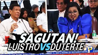 GINISA ni Jinky Luistro si dating Pangulong Duterte sa QuadCom hearing [upl. by Ariaz]