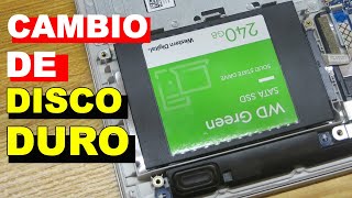 Cambio de disco duro Mecánico por SSD LENOVO Ideapad 330  Instalar WINDOWS 10 [upl. by Bannasch]