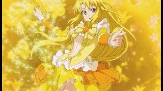 YellowOrange Magical Girl Transformations Open Your Heart [upl. by Aneda]