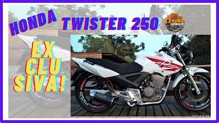 HONDA CBX 250 TWISTER  BRANCA REBAIXADA EXCLUSIVA NA REGIÃO [upl. by Euqinomahs]