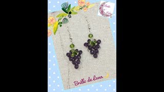 ✿✿\\RACIMO DE UVAS EN UNOS CHULOS ARETES✿✿ [upl. by Hellman]